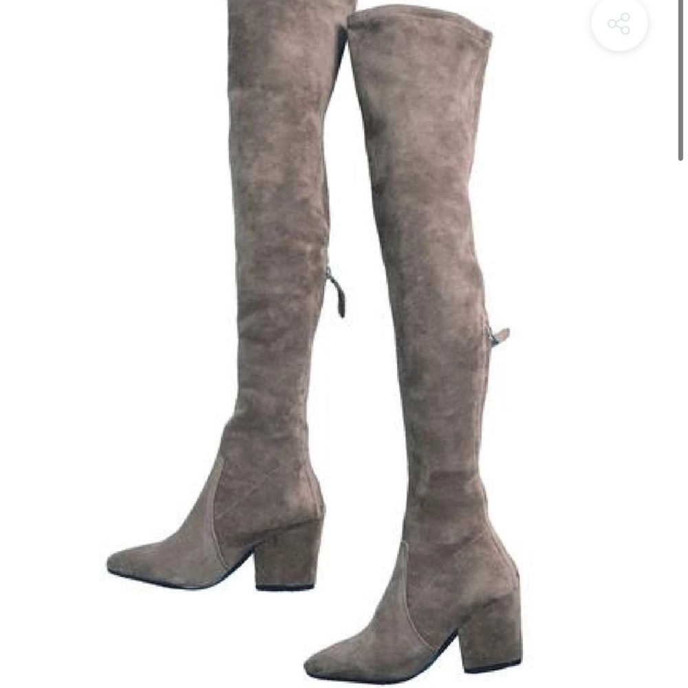 Goodnight macaroon carina suede over the knee boots